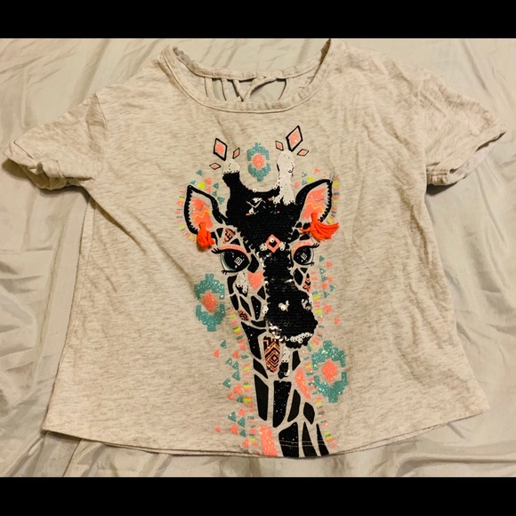 2- Justice Girls flip Sequins T-shirts - Picture 4 of 6